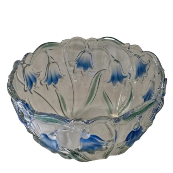 Mikasa Crystal Bluebells Glass Bowl - Picture 4 of 15